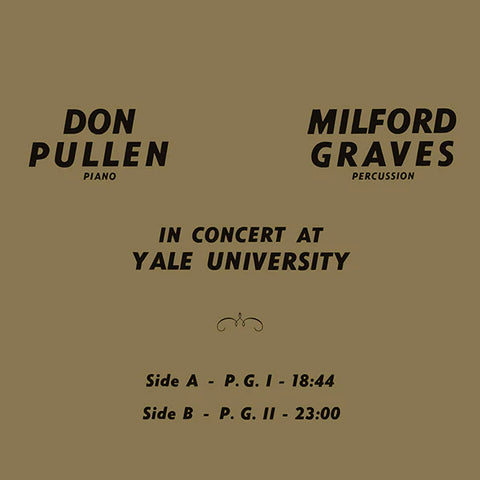 Milford Graves & Don Pullen - In Concert at Yale